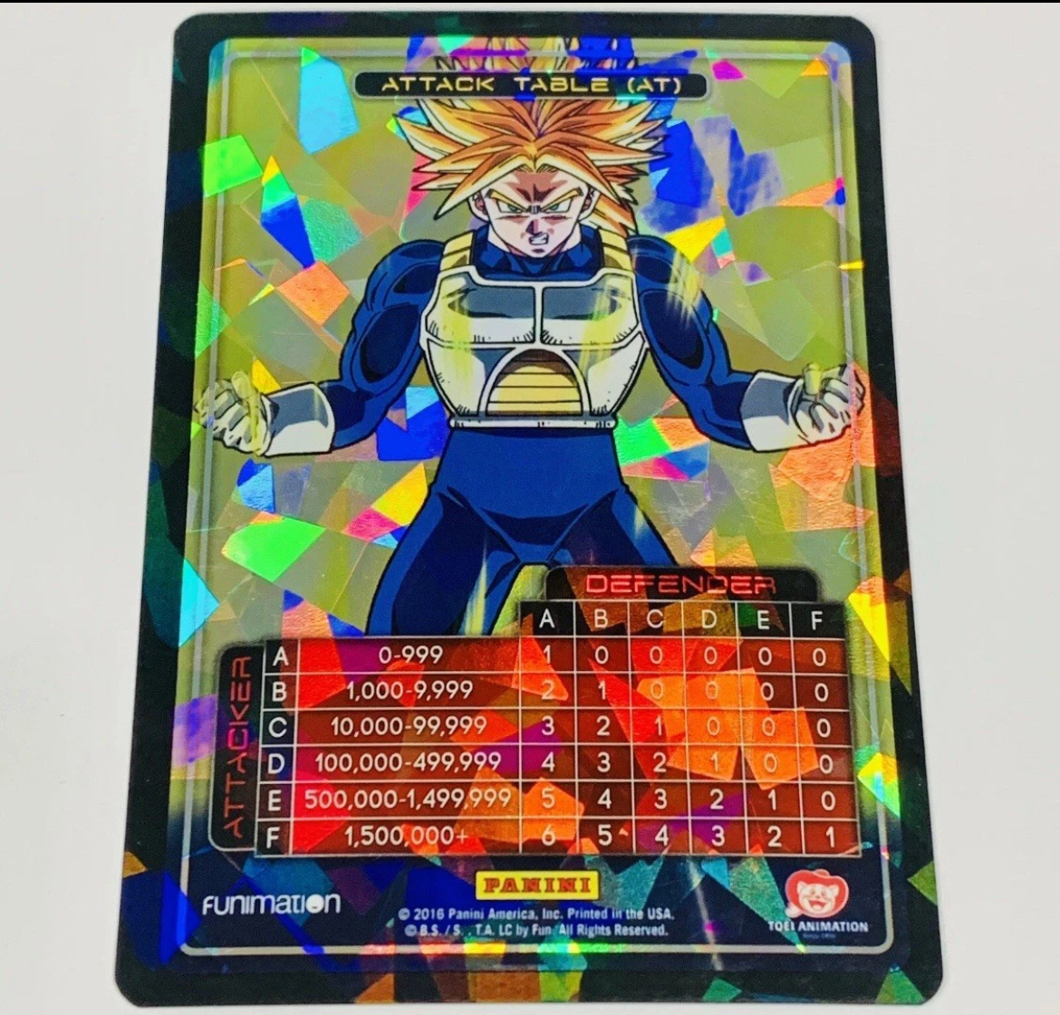 2016 DRAGON BALL Z CARDS